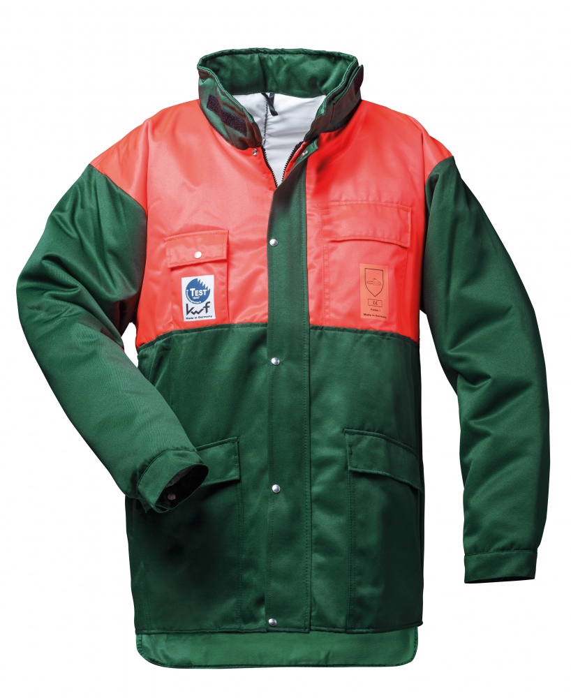 Forestry cut protection jackets